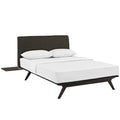 Tracy 3 Piece Queen Bedroom Set  Cappuccino Brown