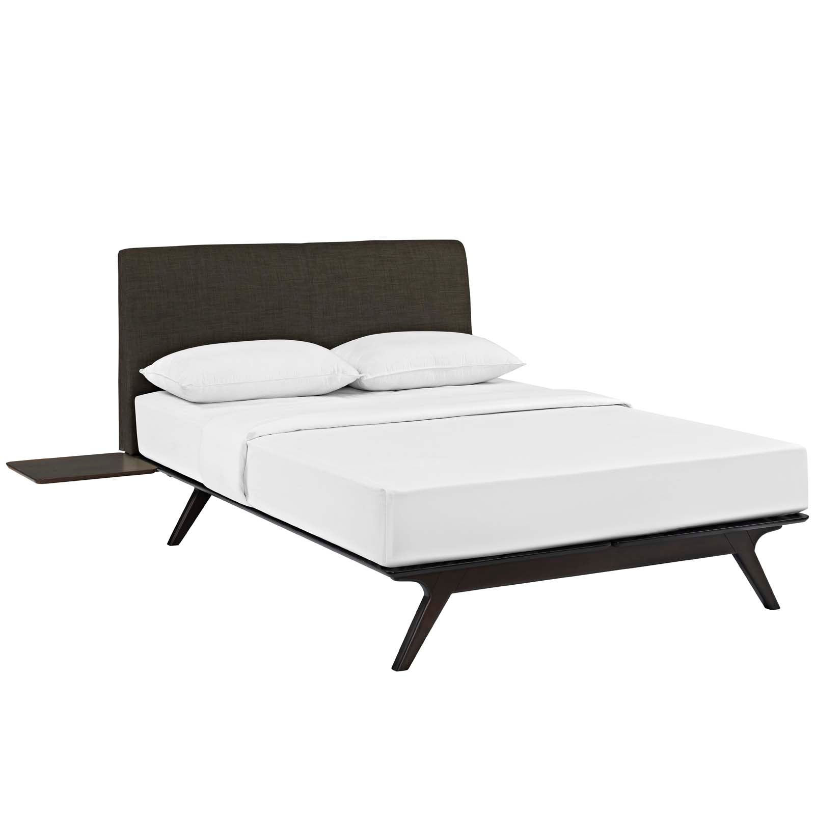 Tracy 3 Piece Queen Bedroom Set  Cappuccino Brown