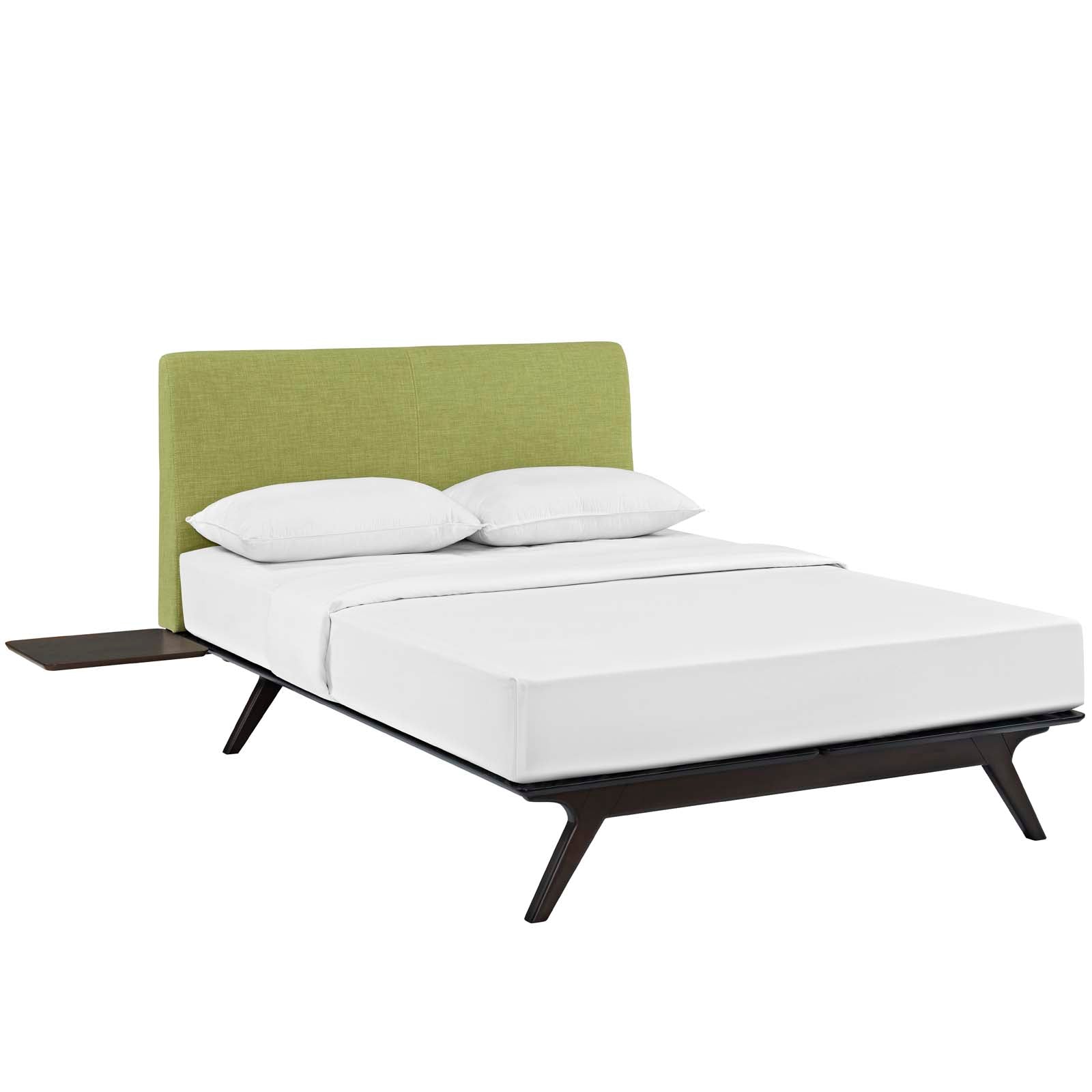 Tracy 3 Piece Queen Bedroom Set  Cappuccino Green