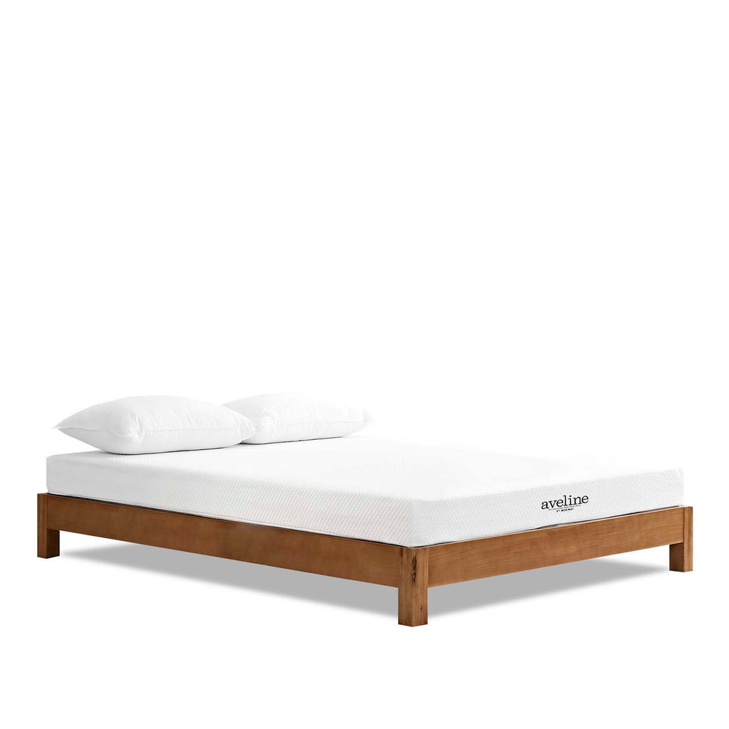 Modway Aveline Gel Infused Memory Mattress with CertiPUR-US Certified Foam, Full, White