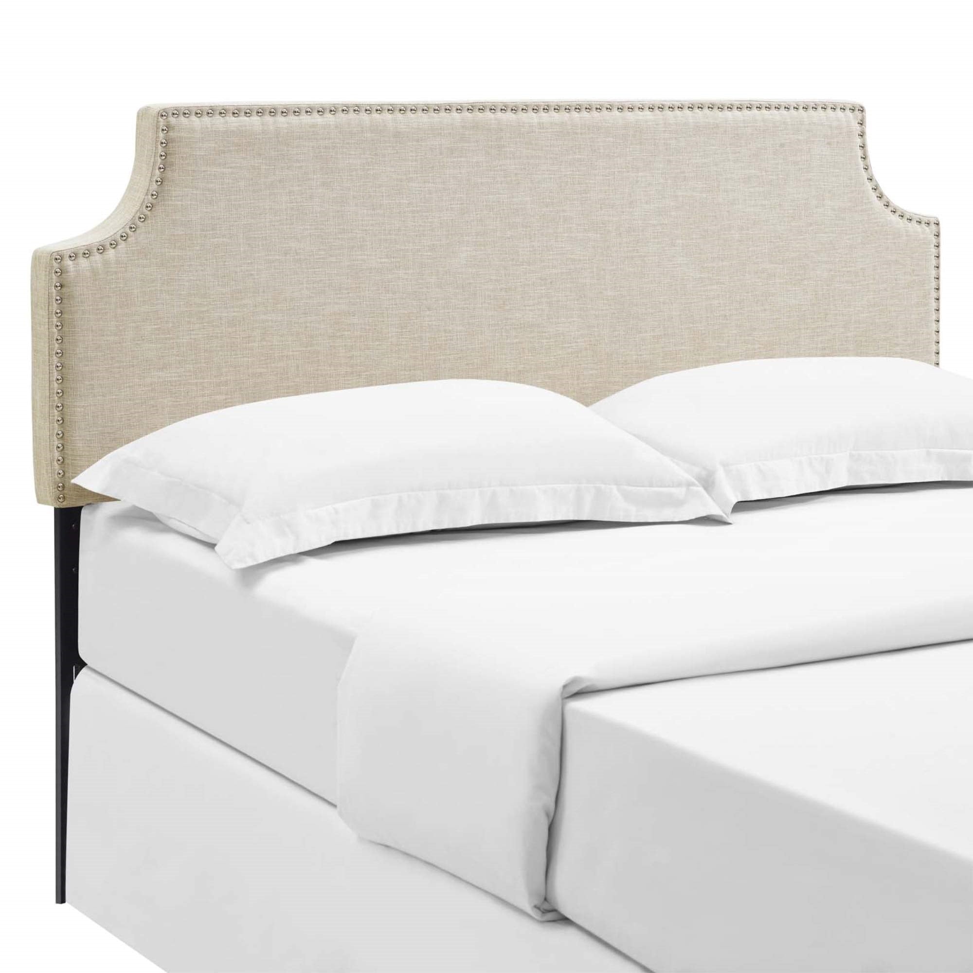 Yardlio Laura Fabric Upholstered Queen Headboard - Elegant Design, Supreme Comfort