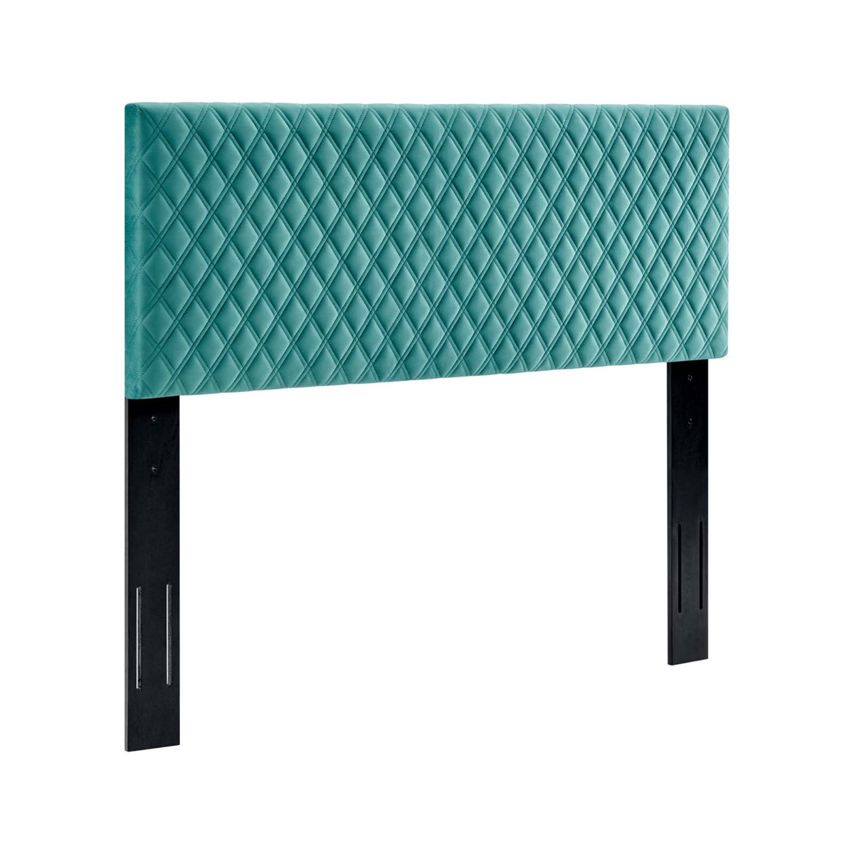 Angela Full/Queen Performance Velvet Headboard  Teal