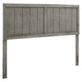 Robbie Full Wood Headboard  Gray