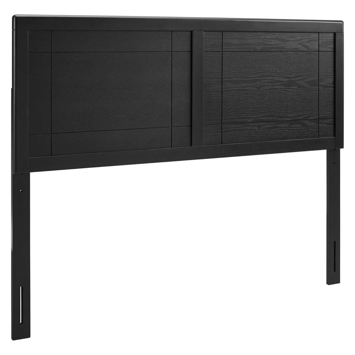 Archie Vintage Wood Queen Headboard - Mid-Century Design, Classic Appeal, Durable Rubberwood, MDF Veneer, Compatible with Billie