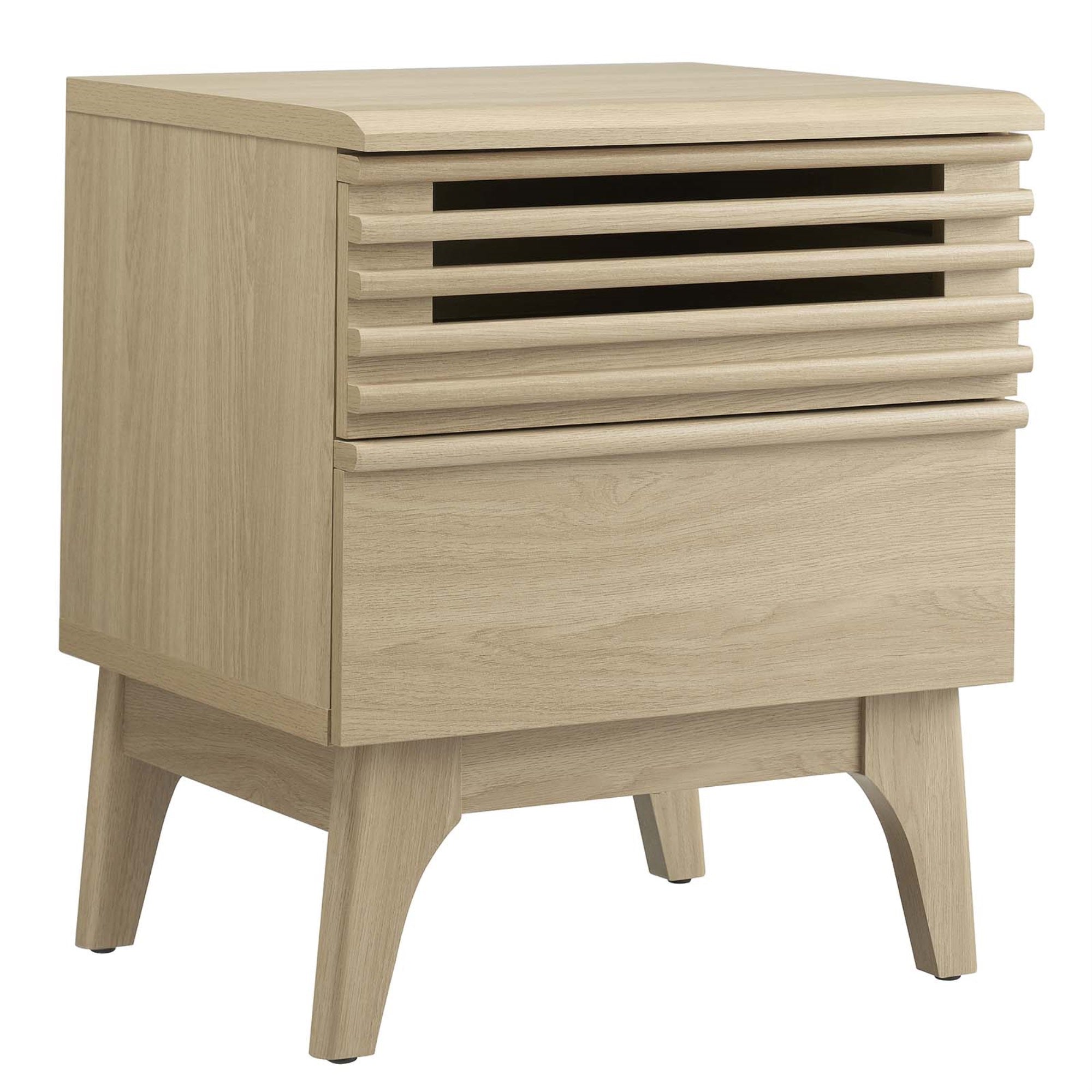 Mid-Century Charm: Render Nightstand - Versatile, Durable, and Stylish