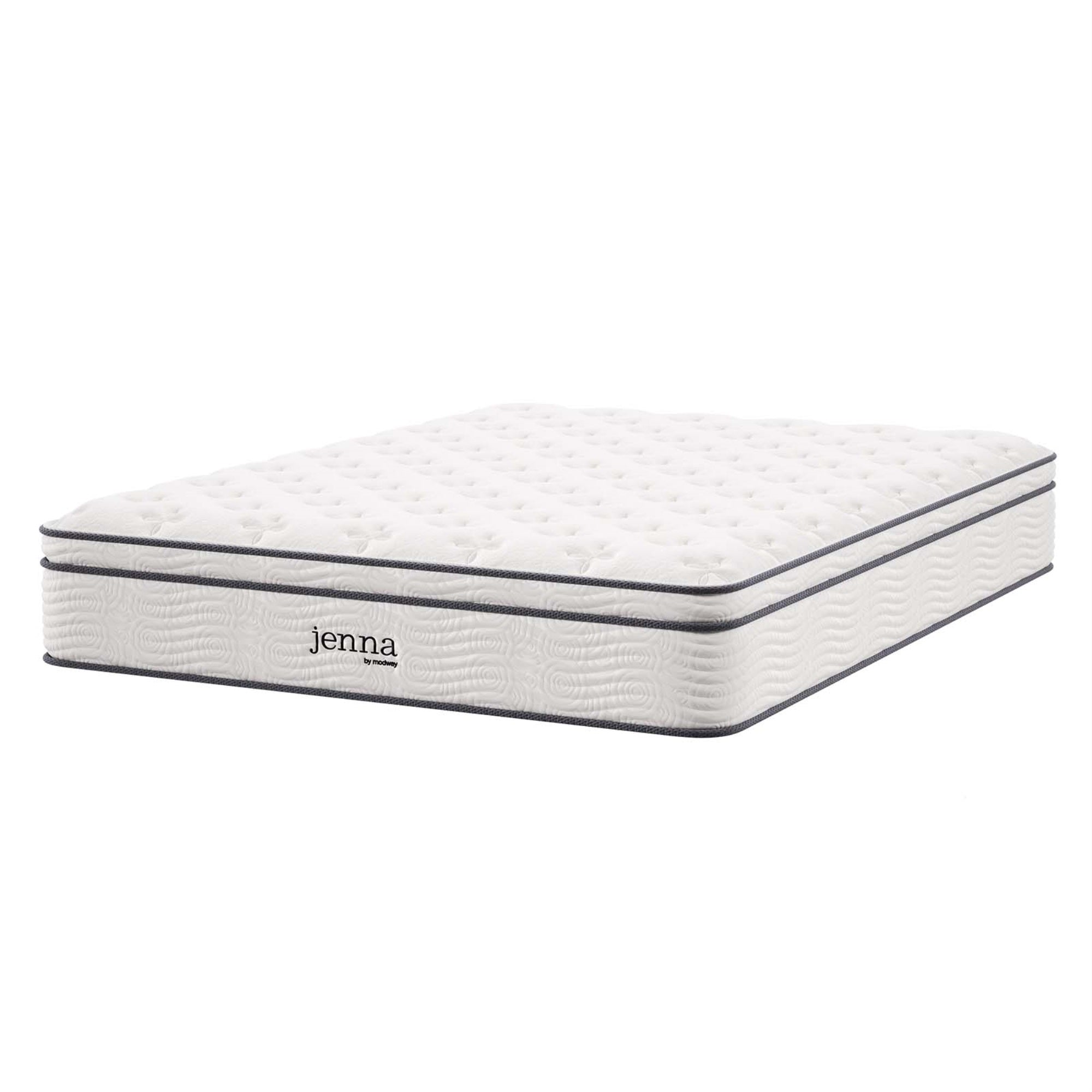 Jenna 12'' Innerspring and Foam California King Mattress