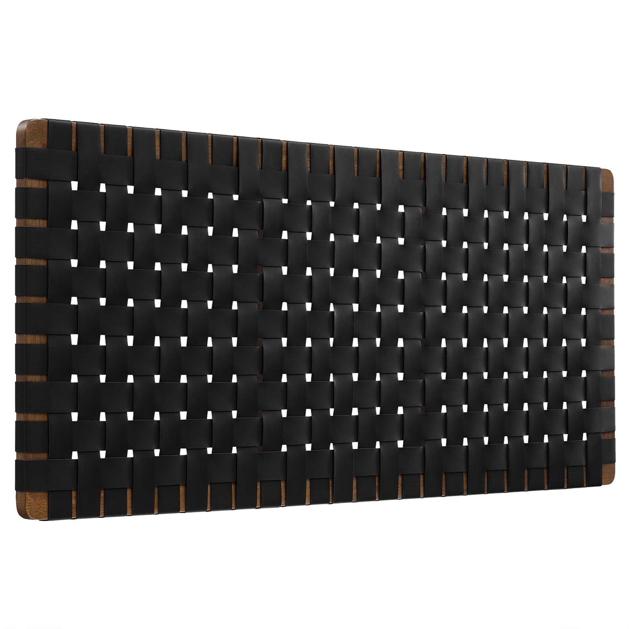 Sparta Weave Full Vegan Leather Headboard