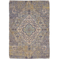 Morris 2232 Blue/Yellow Gramercy Area Rug, Size  27 Inch  X 45 Inch
