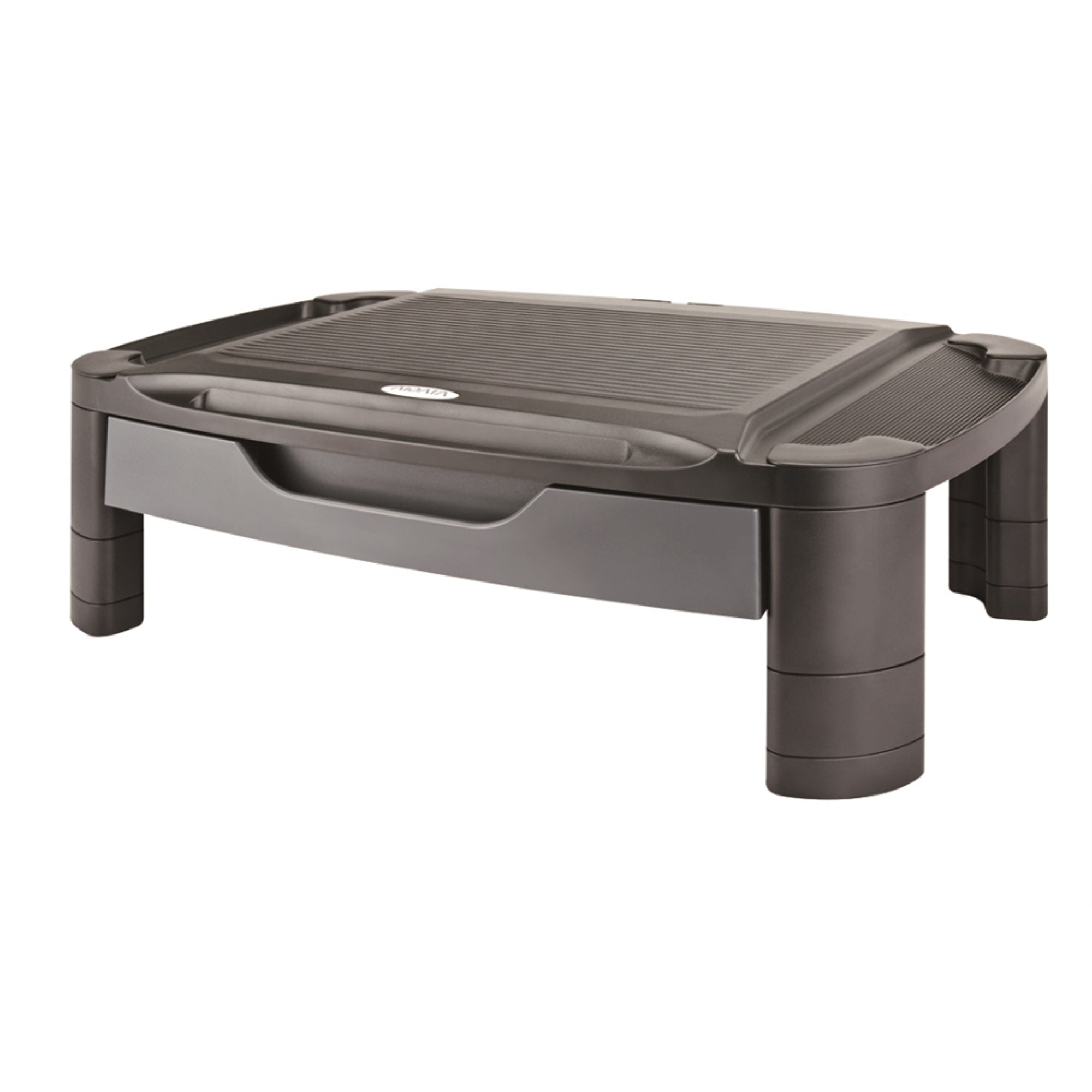 Aidata MR-1002G Height Adjustable Professional Monitor Printer Stand with Drawer