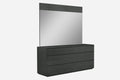 Malibu Mirror High Gloss Grey