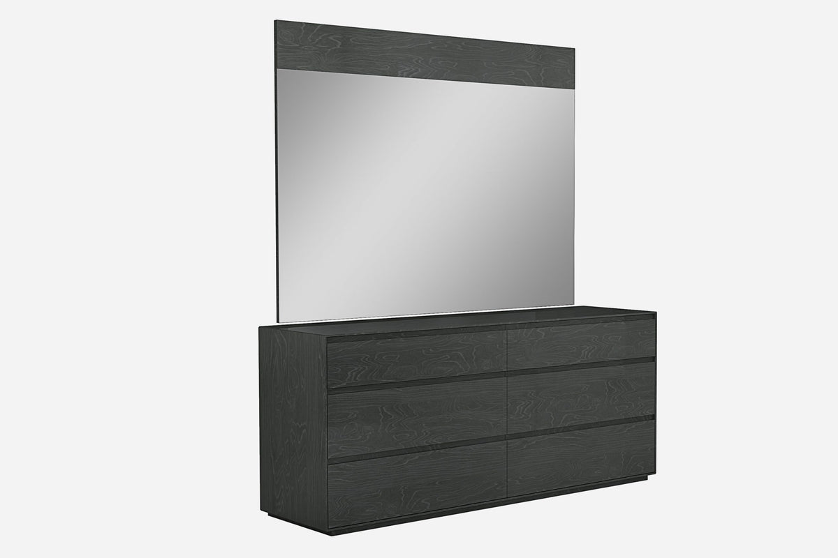 Malibu Mirror High Gloss Grey