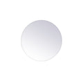 Gracin Round Mirror 28 Inch In Clear
