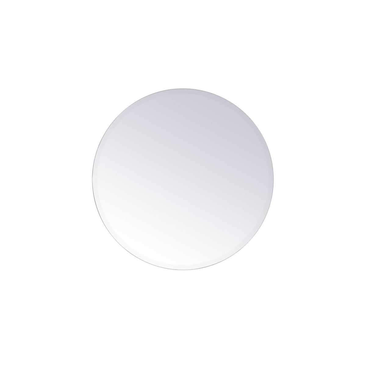 Gracin Round Mirror 28 Inch In Clear