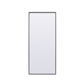 Metal Frame Rectangle Full Length Mirror 30X72 Inch In Black