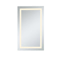 Led Hardwired Mirror Rectangle W24H40 Dimmable 3000K