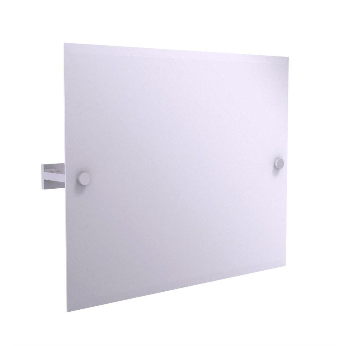 Montero Collection Contemporary Frameless Landscape Rectangular Tilt Mirror With Beveled Edge  Mt93Pc