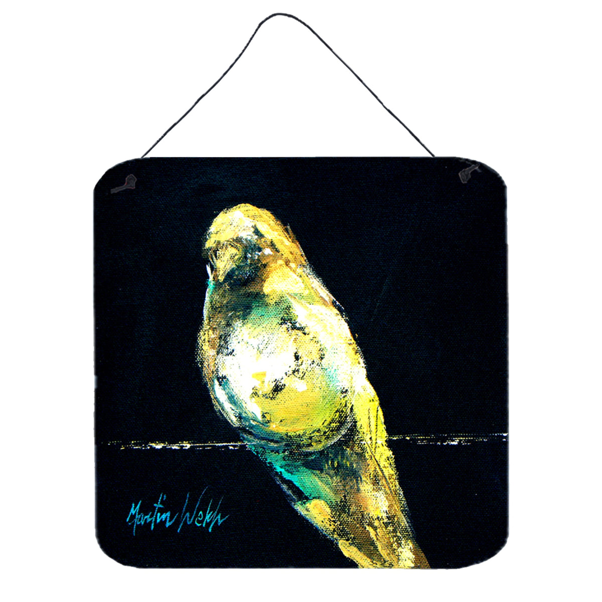 CarolineS Treasures Bird Birdie Aluminum Metal Wall Or Door Hanging Prints, 6 X 6 Inch  Inch , Multicolor