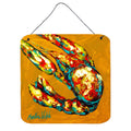 CarolineS Treasures Crawfish Crawfish & Hot Aluminum Metal Wall Or Door Hanging Prints, 6 X 6 Inch  Inch , Multicolor