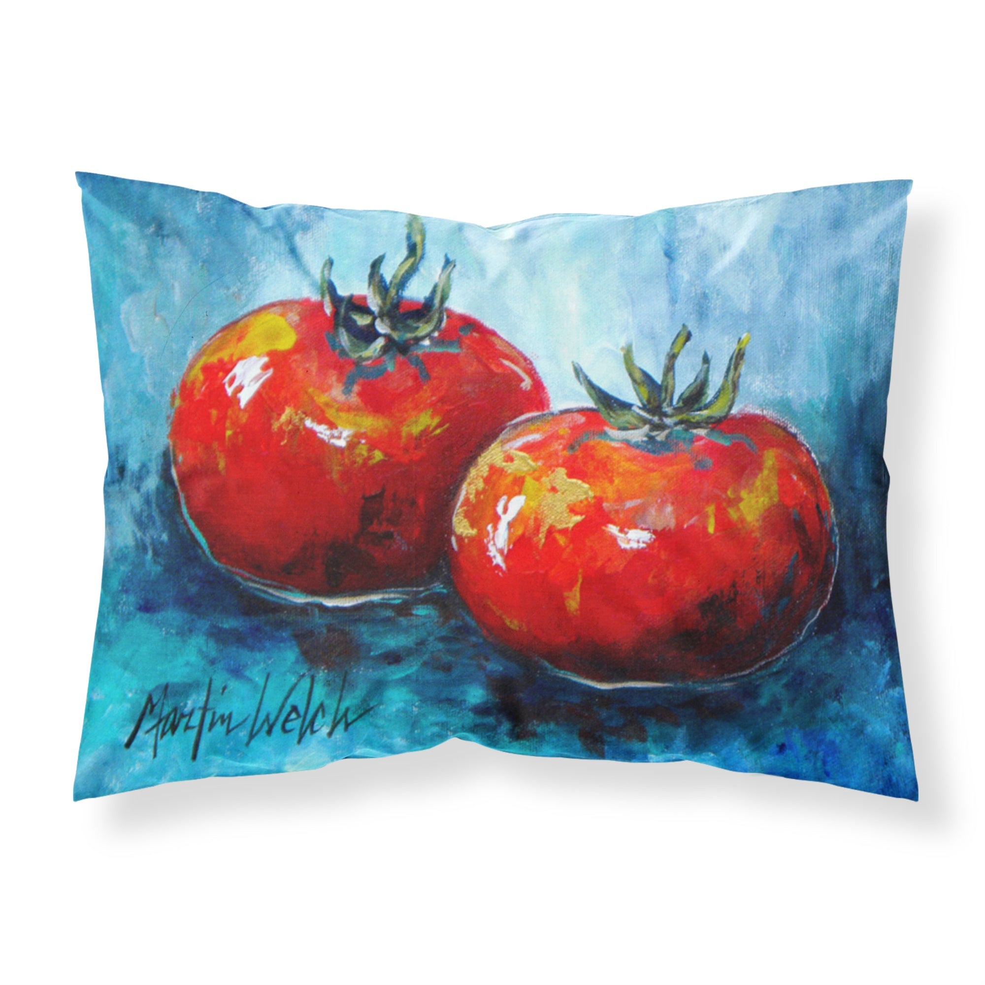 'Caroline'S Treasures Mw1088Pillowcase Vegetables-Tomatoes Red Toes Moisture Wicking Fabric Standard Pillowcase, Large, Multico