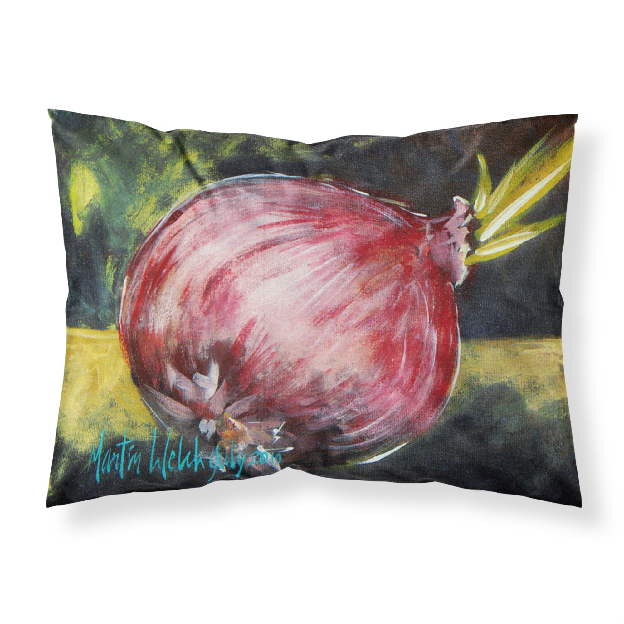 'Caroline'S Treasures Mw1092Pillowcase Vegetables-Onion One-Yun Moisture Wicking Fabric Standard Pillowcase, Large, Multicolor'