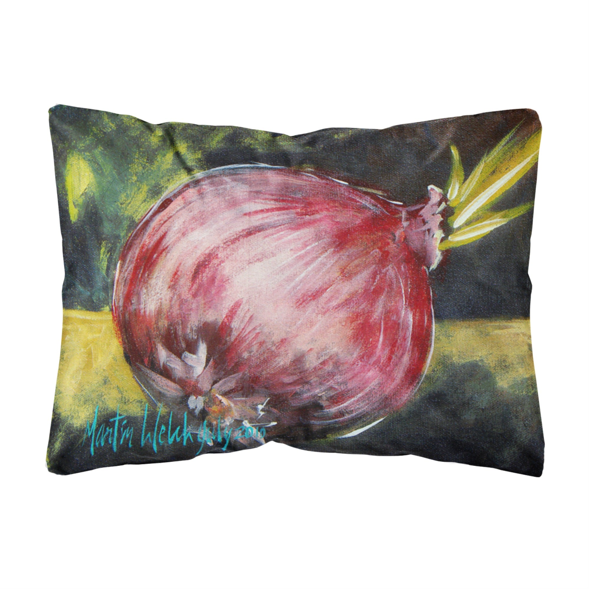 'Caroline'S Treasures Vegetables - Onion One-Yun Canvas Fabric Decorative Pillow, Large, Multicolor'