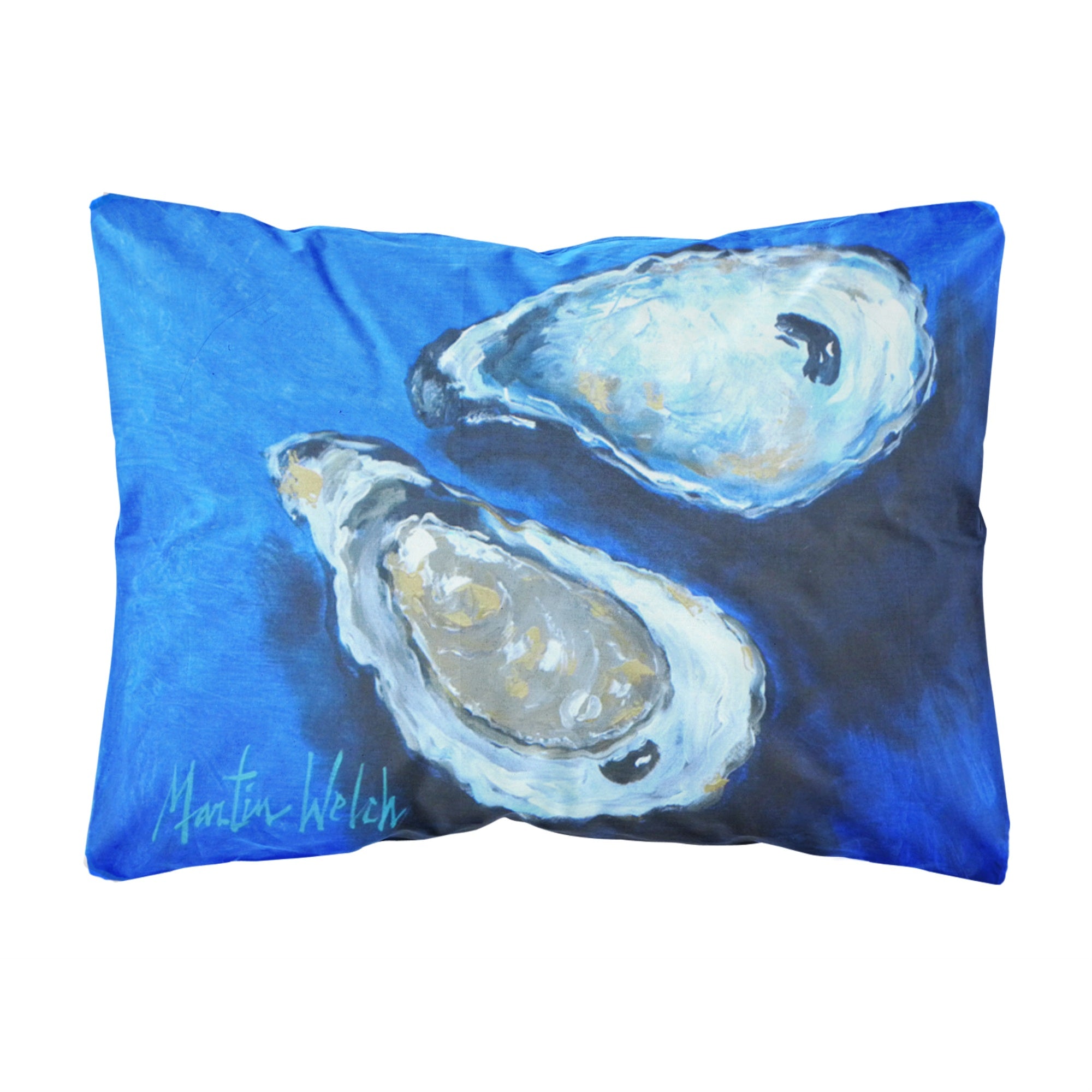 'Caroline'S Treasures Oysters Seafood Four Canvas Fabric Decorative Pillow, 12Hx16W, Multicolor'