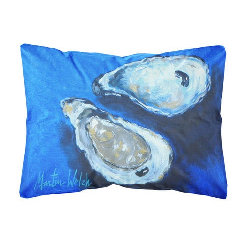 'Caroline'S Treasures Oysters Seafood Four Canvas Fabric Decorative Pillow, 12Hx16W, Multicolor'