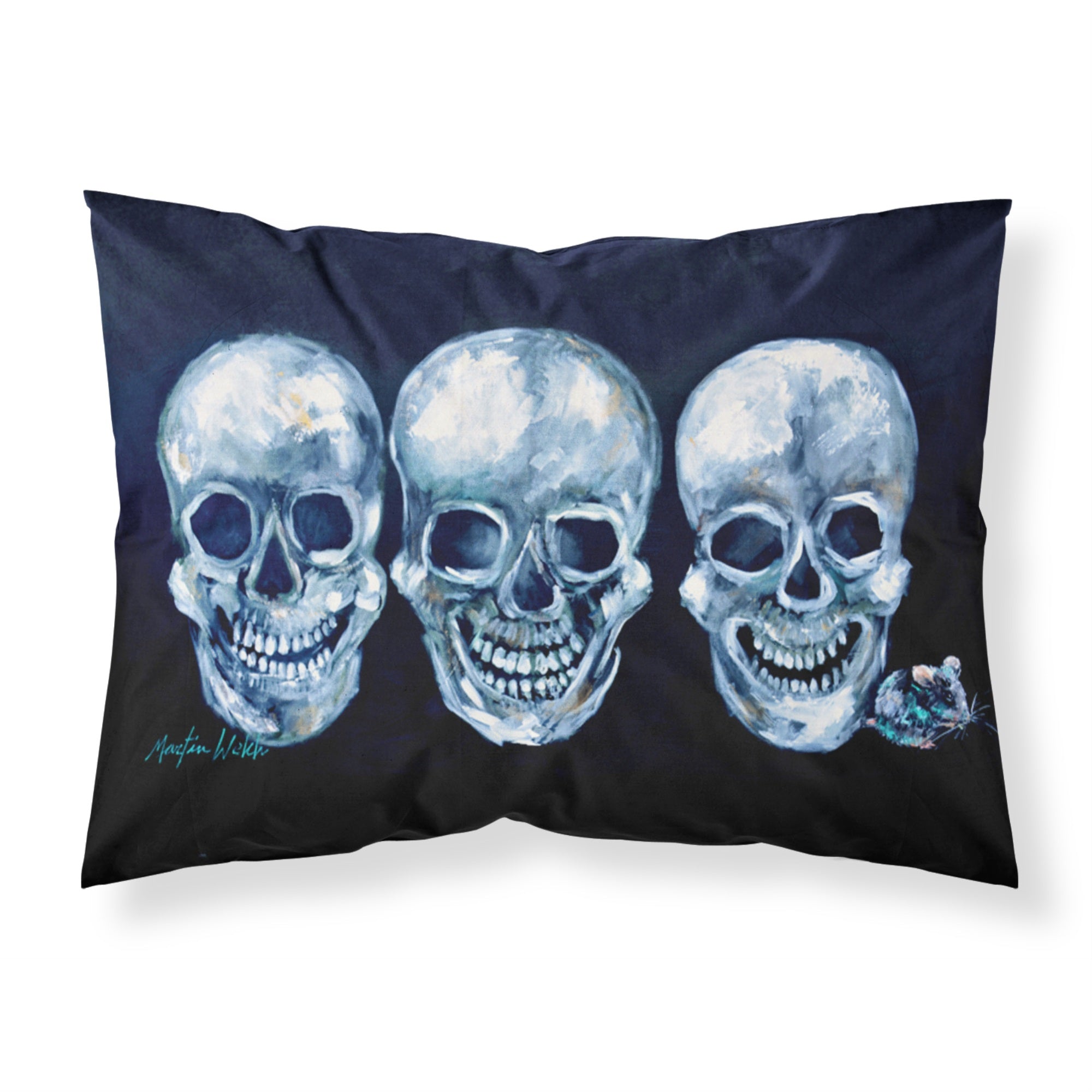 'Caroline'S Treasures Mw1106Pillowcase Elk A Meese Moisture Wicking Fabric Standard Pillowcase, Large, Multicolor'