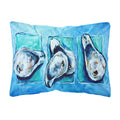 'Caroline'S Treasures Oysters Oyster + Oyster = Oysters Canvas Fabric Decorative Pillow, Large, Multicolor'