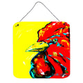 CarolineS Treasures Birdrooster Big Head Aluminum Metal Wall Or Door Hanging Prints, 6 X 6 Inch  Inch , Multicolor