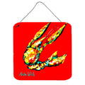 CarolineS Treasures Crawfish Move Over Wall Or Door Hanging Prints Mw1146Ds66, 6 Inch  Inch  X 6 Inch  Inch , Multicolor