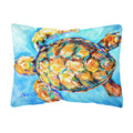 'Caroline'S Treasures Mw1150Pw1216 Sand Dance Turtle Canvas Fabric Decorative Pillow, Large, Multicolor'