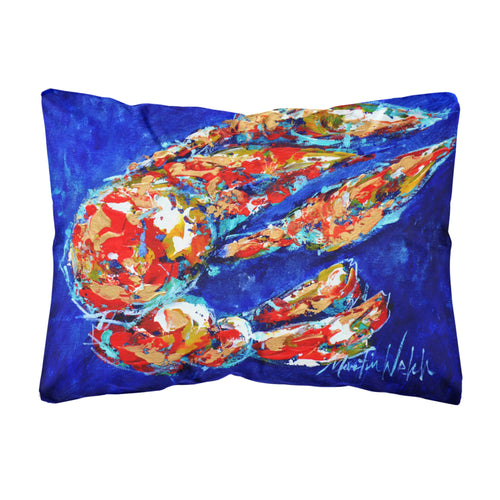 'Caroline'S Treasures Mw1155Pw1216 Craw Momma Crawfish Canvas Fabric Decorative Pillow, Large, Multicolor'