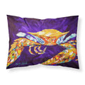 'Caroline'S Treasures Mw1172Pillowcase The Right Stuff Crab In Purple Moisture Wicking Fabric Standard Pillowcase, Large, Multi