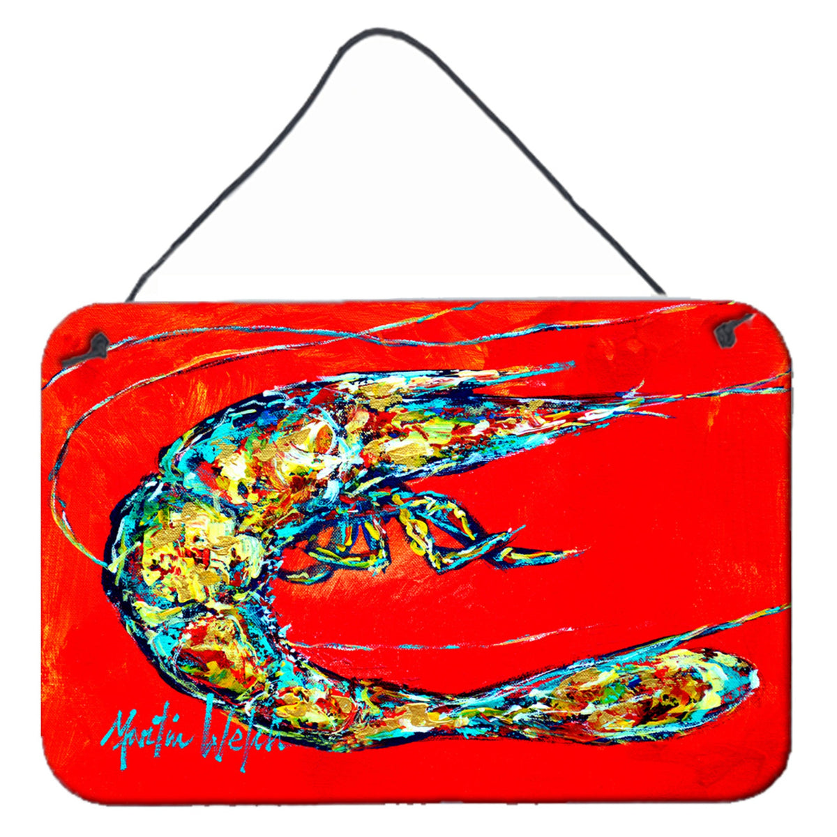 CarolineS Treasures Shrimp Boil Wall Or Door Hanging Prints Mw1207Ds812, 8 Inch  Inch  X 12 Inch  Inch