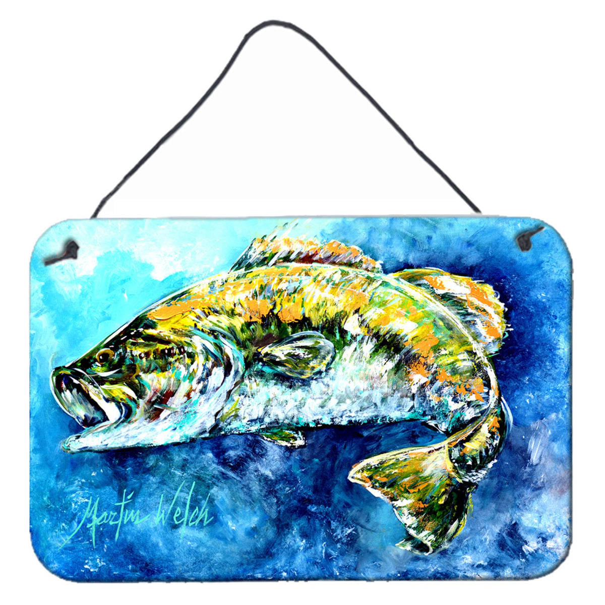 CarolineS Treasures Bobby Bass Wall Or Door Hanging Prints Mw1210Ds812, 8 Inch  Inch  X 12 Inch  Inch