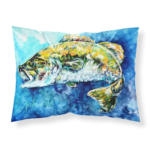 'Caroline'S Treasures Bobby Bass Fabric Standard Pillowcase Mw1210Pillowcase, Multicolor'