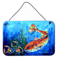 CarolineS Treasures Scattered Red Fish Wall Or Door Hanging Prints Mw1214Ds812, 8 Inch  Inch  X 12 Inch  Inch