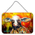 CarolineS Treasures Another Happy Cow Wall Or Door Hanging Prints Mw1225Ds812, 8 Inch  Inch  X 12 Inch  Inch