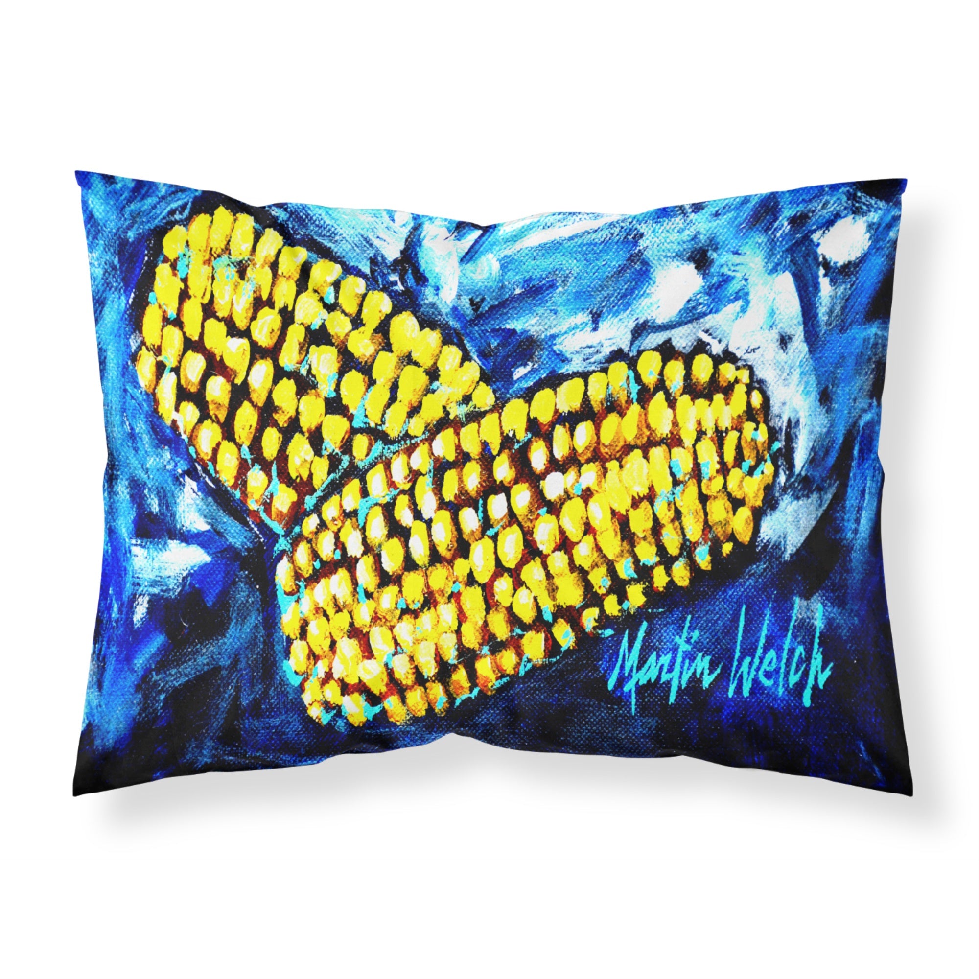 'Caroline'S Treasures Two Corn Please Fabric Standard Pillowcase Mw1235Pillowcase, Multicolor'
