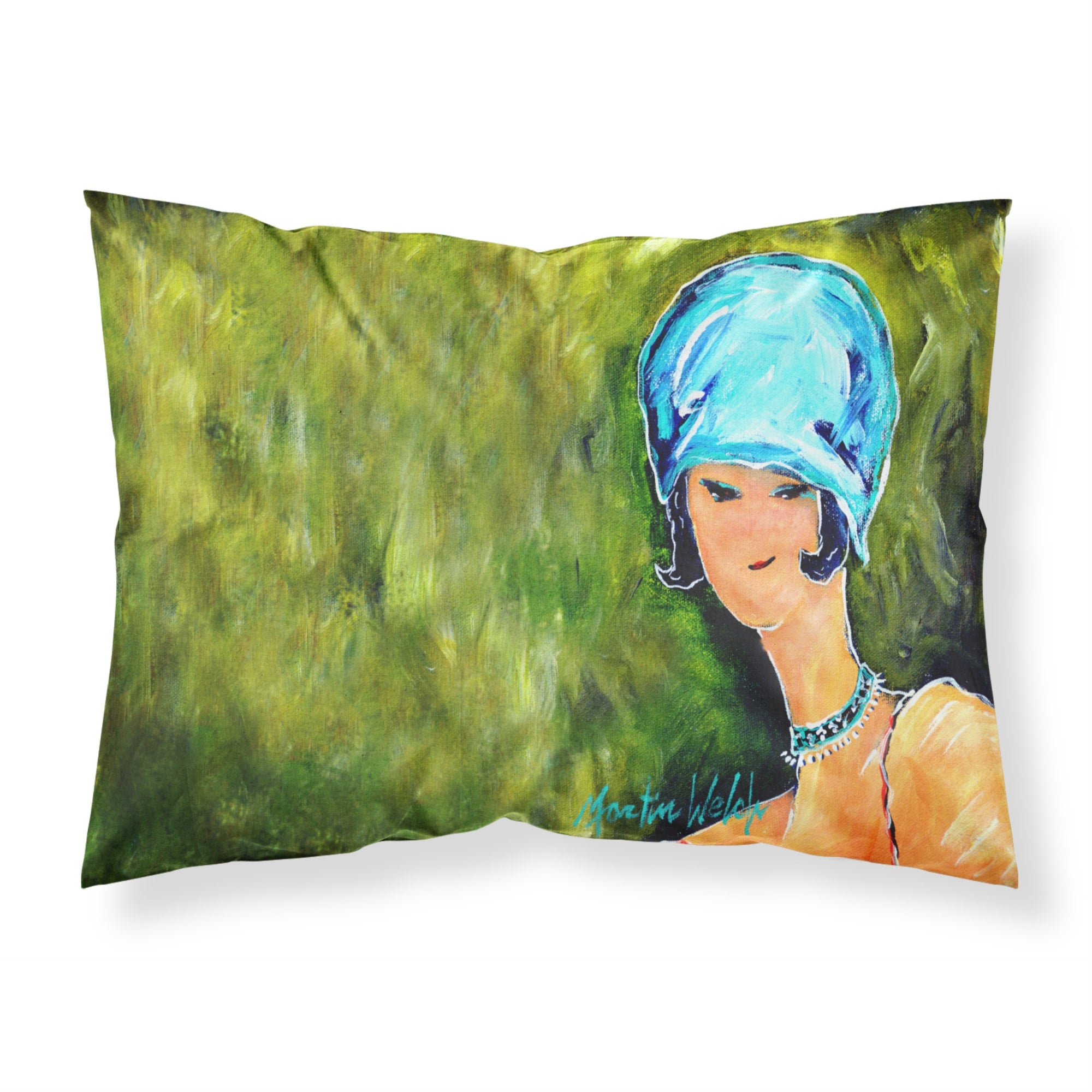 'Caroline'S Treasures Young Voncile Still In High School Fabric Standard Pillowcase Mw1237Pillowcase, Multicolor'