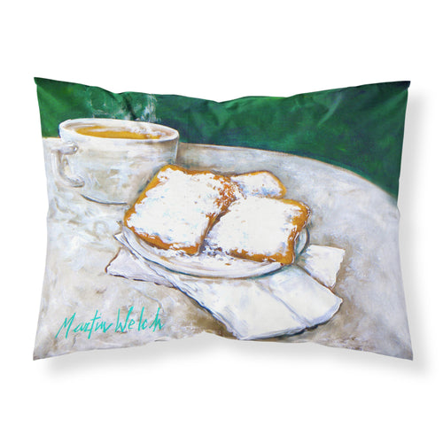 'Caroline'S Treasures Breakfast Delight Beignets Fabric Standard Pillowcases, Multicolor'