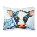 'Caroline'S Treasures Lick Black And White Cow Fabric Standard Pillowcases, Multicolor'
