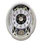 Moving Face Pendulum Wall Clock - Plays Melodies Every Hour