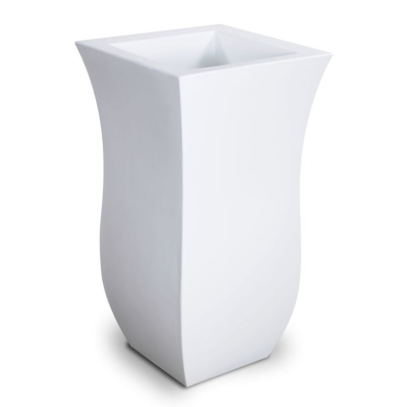 Mayne 5874-W 30 In. Valencia Tall Planter  White
