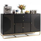 Modern Buffet Sideboard Cabinet with 2 Drawers & Adjustable Shelves