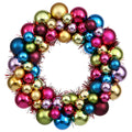 Vickerman 12 Inch  Multi Colored Ball Wreath  N114200