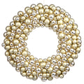 Vickerman 36 Inch  Gold Colored Ball Wreath  N114608