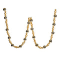 9 Gold Assorted Ball Garland