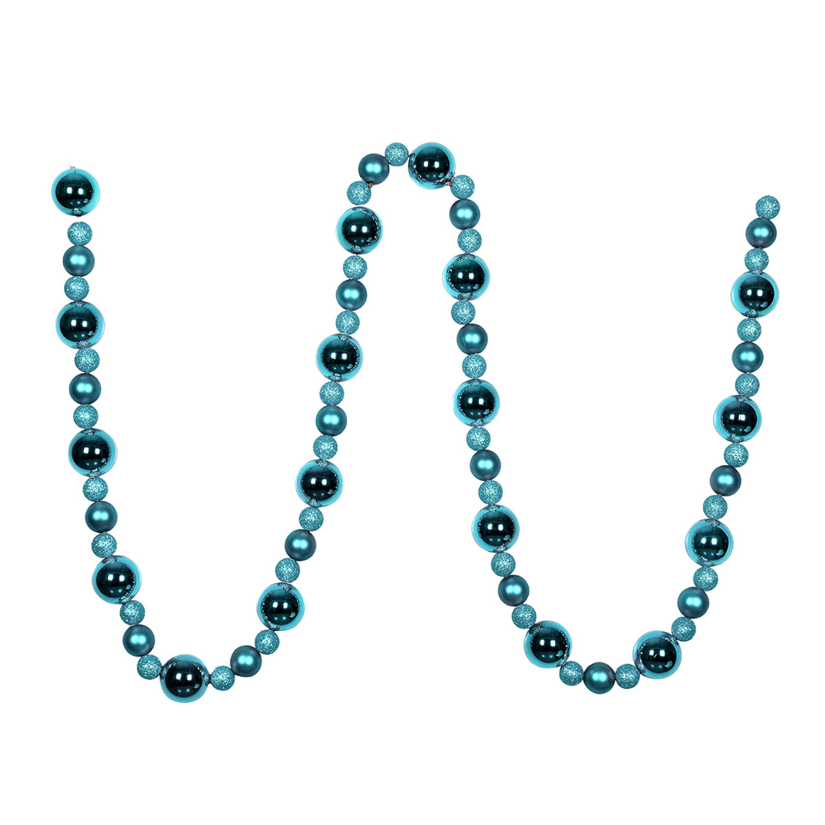9 Baby Blue Assorted Ball Garland